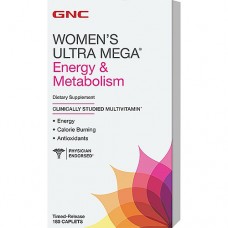 Витамины для женщин GNC Women's Ultra Mega Energy and Metabolism 180 таблеток (102322) Витамины для женщин GNC Women's Ultra Mega Energy and Metabolism 180 таблеток (102322)