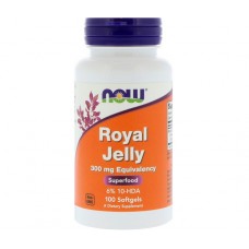Препарат для поддержки сердечно-сосудистой системы NOW Royal Jelly 300 mg Eguivalency 100 капсул (333530) Препарат для поддержки сердечно-сосудистой системы NOW Royal Jelly 300 mg Eguivalency 100 капсул (333530)