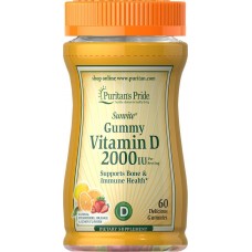 Витамины Puritan's Pride Vitamin D3 2000 IU 60 таблеток (333665) Витамины Puritan's Pride Vitamin D3 2000 IU 60 таблеток (333665)