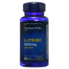Аминокислоты Puritan's Pride L-Lysine 1000 мг 60 таблеток (333630) Аминокислоты Puritan's Pride L-Lysine 1000 мг 60 таблеток (333630)