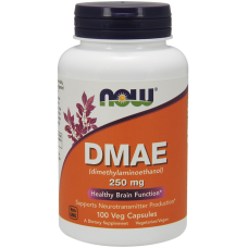 Витамины NOW DMAE 250 мг 100 капсул (102101) Витамины NOW DMAE 250 мг 100 капсул (102101)