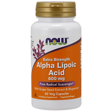 Витамины NOW Alpha Lipoic Acid 600 мг 60 капсул (104499) Витамины NOW Alpha Lipoic Acid 600 мг 60 капсул (104499)