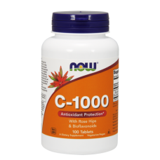 Витаминно-минеральный комплекс NOW C-1000 with rose hips 100 таблеток (103952)