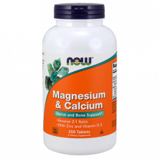 Витаминно-минеральный комплекс NOW Magnesium and Calcium 250 таблеток (102462) Витаминно-минеральный комплекс NOW Magnesium and Calcium 250 таблеток (102462)
