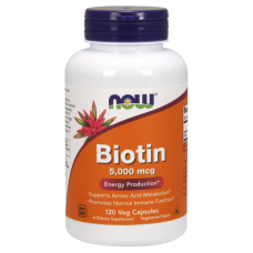 Витамины NOW Biotin 5 мг 120 капсул (104676) Витамины NOW Biotin 5 мг 120 капсул (104676)