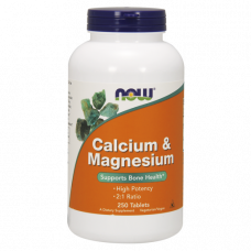 Минеральный комплекс кальция и магния NOW Calcium and Magnesium 250 таблеток (102453) Минеральный комплекс кальция и магния NOW Calcium and Magnesium 250 таблеток (102453)