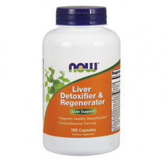 Препарат для детоксикации и регенерации печени NOW Liver Detoxifier and Regenerator 180 капсул (103365) Препарат для детоксикации и регенерации печени NOW Liver Detoxifier and Regenerator 180 капсул (103365)