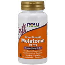 Витамины NOW Melatonin 10 мг Extra Strength 100 капсул (103282)