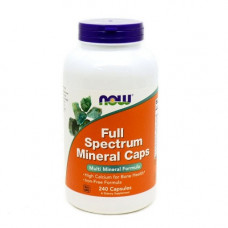Минеральный комплекс из концентрата микро и макроэлементов NOW Full Spectrum Minerals 240 капсул (102460) Минеральный комплекс из концентрата микро и макроэлементов NOW Full Spectrum Minerals 240 капсул (102460)