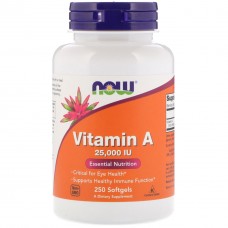 Витамины NOW Foods Vitamin A 25000 IU 250 капсул (104301) Витамины NOW Foods Vitamin A 25000 IU 250 капсул (104301)