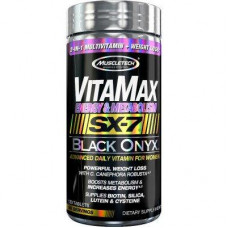 Витамины для женщин MuscleTech VitaMax SX-7000 Black Onyx for Women Energy and Metabolism 120 таблеток (104323)
