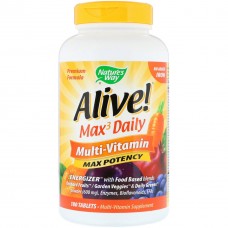 Витаминно-минеральный комплекс Nature's Way Alive! Multi-vitamin Max Potency 180 таблеток (104357) Витаминно-минеральный комплекс Nature's Way Alive! Multi-vitamin Max Potency 180 таблеток (104357)