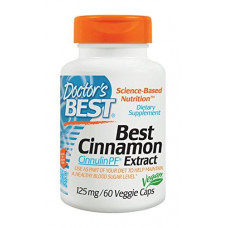 Корица Doctor's Best Cinnamon Extract with Cinnulin PF 125 мг 60 капсул (104451)