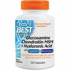 Препарат для восстановления суставов и связок Doctor's Best Glucosamine Chondroitin MSM + Hyaluronic Acid 150 капсул (104558) Препарат для восстановления суставов и связок Doctor's Best Glucosamine Chondroitin MSM + Hyaluronic Acid 150 капсул (104558)