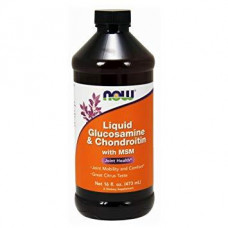 Препарат для восстановления суставов и связок NOW Foods Glucosamine and Chondroitin + MSM Liquid 473 мл Без вкуса (104567) Препарат для восстановления суставов и связок NOW Foods Glucosamine and Chondroitin + MSM Liquid 473 мл Без вкуса (104567)