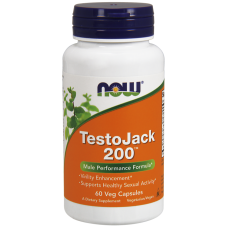 Препарат для повышения мужского гормона NOW Foods TestoJack 200 120 капсул (104584) Препарат для повышения мужского гормона NOW Foods TestoJack 200 120 капсул (104584)