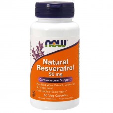 Препарат для поддержки работы организма NOW Foods Natural Resveratrol 60 капсул (104599) Препарат для поддержки работы организма NOW Foods Natural Resveratrol 60 капсул (104599)