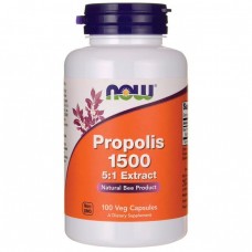 Энергетические и специальные препараты NOW Foods Propolis 1500 100 капсул  (104708)
