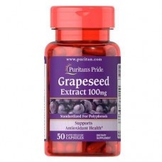 Антиоксидант Puritan's Pride Grapeseed Extract 100 мг 50 капсул (333670) Антиоксидант Puritan's Pride Grapeseed Extract 100 мг 50 капсул (333670)