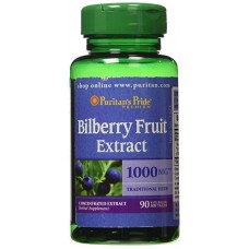 Антиоксидант Puritan's Pride Bilberry 4:1 Extract 1000 мг 90 капсул (333627) Антиоксидант Puritan's Pride Bilberry 4:1 Extract 1000 мг 90 капсул (333627)