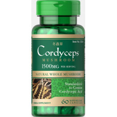 Препарат для омоложения Puritan's Pride Cordyceps Mushroom 750 мг 60 капсул (333658) Препарат для омоложения Puritan's Pride Cordyceps Mushroom 750 мг 60 капсул (333658)