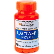 Препарат для лучшего усвоения молочных продуктов Puritan's Pride Lactase 120 капсул (333707) Препарат для лучшего усвоения молочных продуктов Puritan's Pride Lactase 120 капсул (333707)