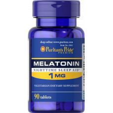 Для профилактики сна Puritan's Pride Melatonin 1 мг 90 капсул (333625)