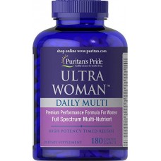 Витамины для женщин Puritan's Pride Ultra Woman Daily Multi Timed Release 180 капсул (333690)