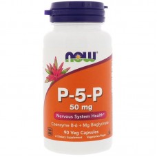 Витамины NOW P-5-P 50 mg 90 капсул (333457)