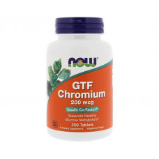 Минеральный комплекс NOW GTF Chromium 200 mcg 250 таблеток (333492) Минеральный комплекс NOW GTF Chromium 200 mcg 250 таблеток (333492)