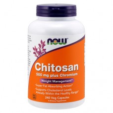 Жиросжигатель NOW Chitosan 500 mg plus Chromium 240 капсул (333497) Жиросжигатель NOW Chitosan 500 mg plus Chromium 240 капсул (333497)