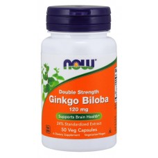 Препарат для повышения умственной энергии и работы мозга Now Foods Ginkgo Biloba Double Strength 120 мг 50 капсул (333487) Препарат для повышения умственной энергии и работы мозга Now Foods Ginkgo Biloba Double Strength 120 мг 50 капсул (333487)