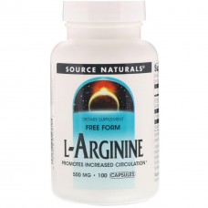 Аминокислота Source Naturals L-Arginine 500 мг 100 капсул (333994)