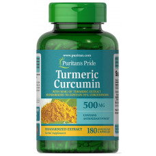 Антиоксидант Puritan's Pride Turmeric Curcumin 500 мг 180 капсул (333691)