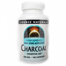 Минеральный комплекс Source Naturals Charcoal 260 мг 100 капсул (333997)