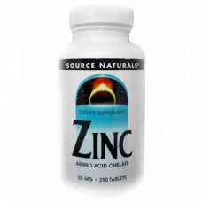 Минеральный комплекс Source Naturals Zinc 50 мг 250 таблеток (333948) Минеральный комплекс Source Naturals Zinc 50 мг 250 таблеток (333948)