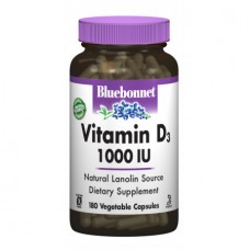 Витамины Bluebonnet Nutrition Vitamin D3 1000 IU 180 капсул (333104)
