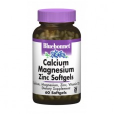 Витамины Bluebonnet Nutrition Calcium Magnesium+ Zinc 60 капсул (333083)