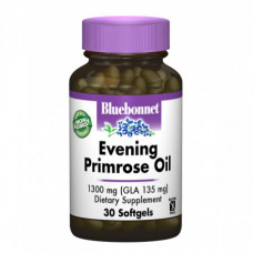 Масло примулы Вечерней Bluebonnet Nutrition Evening Primrose Oil 1300 мг 30 капсул (333097)