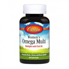Витаминно-минеральный комплекс Carlson Women's Omega Multi 60 капсул (333133)