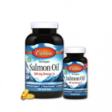 Комплекс незаменимых жирных кислот Carlson Salmon Oil 500 мг 180+50 капсул (333139)