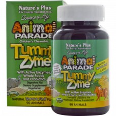 Комплекс для Улучшения Пищеварения для Детей Natures Plus Animal Parade Tummy Zyme 90 капсул (333343) Комплекс для Улучшения Пищеварения для Детей Natures Plus Animal Parade Tummy Zyme 90 капсул (333343)