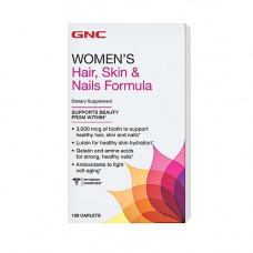 Витаминно-минеральный комплекс GNC Women's Hair, Skin and Nails Formula 120 капсул (101195)