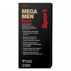 Витамины для мужчин GNC Mega Men Sport 180 таблеток (102002) Витамины для мужчин GNC Mega Men Sport 180 таблеток (102002)