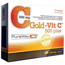 Витамины Olimp Labs Gold-Vit C 500 Plus 30 капсул (333593)