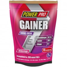 Гейнер Power Pro Gainer 2000 грамм Лесные ягоды (102277-1) Гейнер Power Pro Gainer 2000 грамм Лесные ягоды (102277-1)