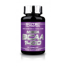 Аминокислота Scitec Nutrition Mega BCAA 1400 90 капсул (102403) Аминокислота Scitec Nutrition Mega BCAA 1400 90 капсул (102403)