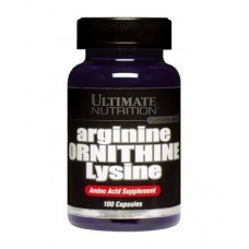 Аминокислота Ultimate Nutrition Arginine Ornithine Lysine 100 капсул (101631) Аминокислота Ultimate Nutrition Arginine Ornithine Lysine 100 капсул (101631)