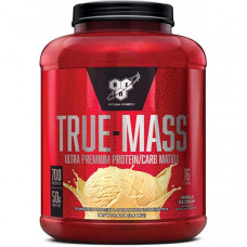Гейнер BSN True-Mass 2640 грамм Ванильное мороженное (101116-1) Гейнер BSN True-Mass 2640 грамм Ванильное мороженное (101116-1)