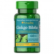 Препарат для повышения умственной энергии и работы мозга Puritan's Pride Ginkgo Biloba 60 мг 120 капсул (102927) Препарат для повышения умственной энергии и работы мозга Puritan's Pride Ginkgo Biloba 60 мг 120 капсул (102927)